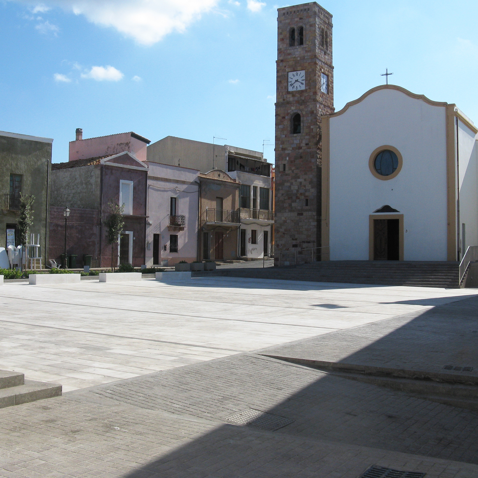 Portoscuso. Piazza Giovanni XXIII